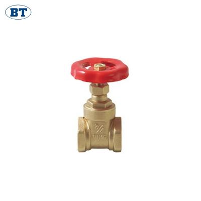 China Cheap General BT4001 Locking 3 Way Brass Gate Valve / Stop Valve for sale