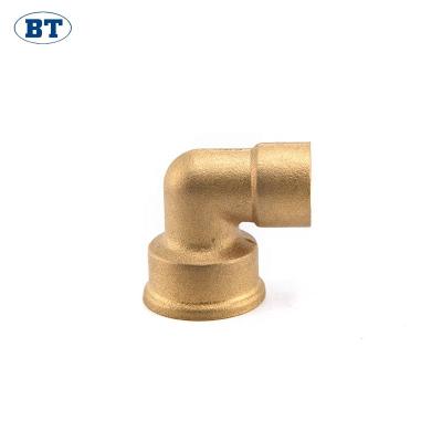 China Cheap Water BT6034 Brass Gas Pipe Fitting 22.5 Degree Elbow Copper for sale