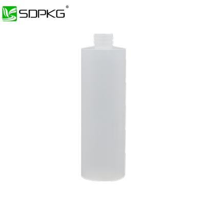 China Personal Care 500ml Round Shape HDPE Plastic Detergent Spray Plastic Bottle With Trigger for sale