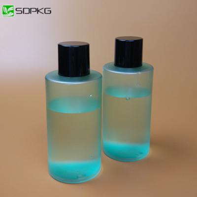 China Non Spill 200ml Pet Bottle Plastic Essential Oil Cosmetics Packaging Bottle With Screw Cap for sale