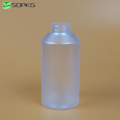 China Non Spill Liquid Bottle 350ml Pet Plastic Bottle Cosmetics Packaging Bottle for sale