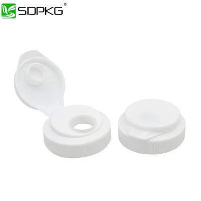 China Soft Plastic Big Hole Flip Cap Water Bottle Top Cap 38 Chian Maker 400 Screw Caps for sale