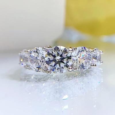 China High quality customized fine jewelry S925 10k 14k 18K gold moissanite wholesale engagement ring fine jewelry rings for sale