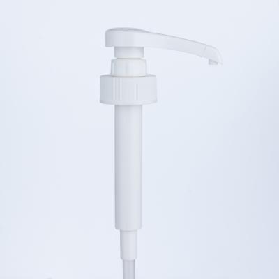 China Non Spill Wholesale White Factory 8cc 28/410 Syrup Dispenser Pump Sauce Pump Dispenser For Thick Sauce Heat Sauce Pump for sale