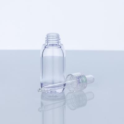 China 30ml Cosmetic Clear Dropper Bottle Essential Oil Bottle Wholesale Custom Design Euro Dropper Lotion Bottle For Personal Care for sale