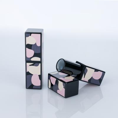 China Luxury Multi Color Cosmetic Square Lipstick Tube Empty Lipstick Containers Tube Camouflage Lipstick Tube Lip Balm Tube for sale