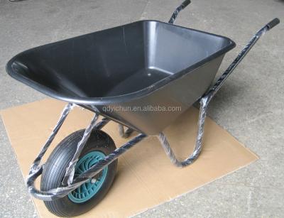 China Plastic Electric Motor Wheel Barrow Garden Wheelbarrow Easy Assemble Wheelbarrow for sale