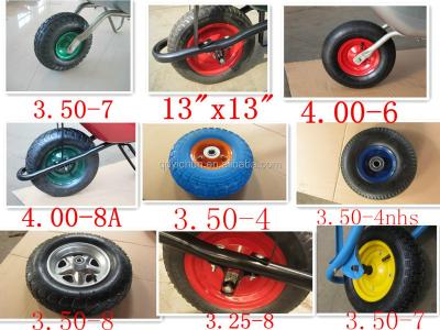 China wholse steel sale all kinds of wheels for pneumatic wheelbarrow wheel for sale