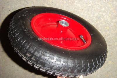 China Metal wheelbarrow tire 4.80x4.00-8 for sale