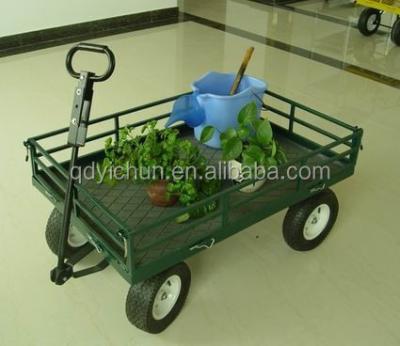 China American heavy duty garden tools carts 4 wheels penumatic garden carts TC1859 for sale