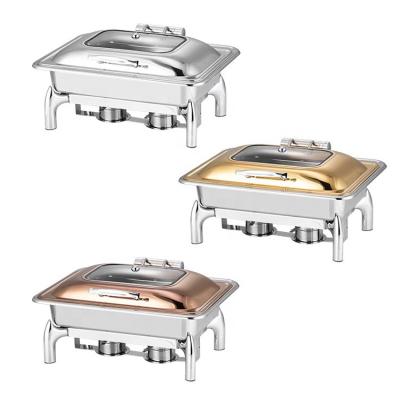 China Morden Hot Selling Stainless Steel Chafing Dishes Shake Equipment Supplies Restaurant Hotel Commercial Food Warmers for sale