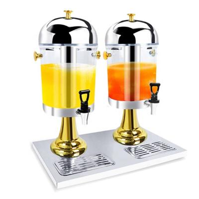 China Hot Selling Plastic Silver Beverage Cold Drinking Juice Dispenser Gold Stainless Steel Buffet Catering Equipment for sale