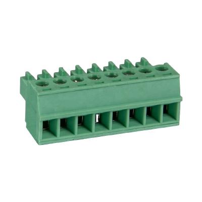 China PA66 3.5mm 3.81mm Pitch Pluggable Terminal Block For PCB LED Light for sale