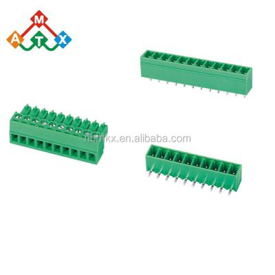 China environmental friendly test terminal block connector for control system with 3.5mm 3.81mm MX15EDGK-3.81 for sale