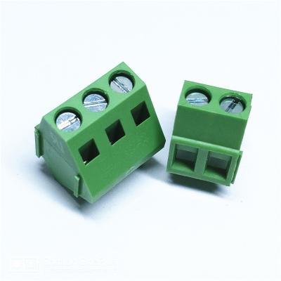 China 5.0mm Pitch 135 Degree Fixed PCB Screw Terminal Block MX103 for sale