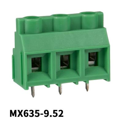 China UL 7.62mm 9.52mm MX635 PCB Terminal Block Terminal Block Connector 6.35mm for sale