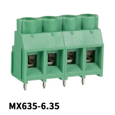 China 6.35mm 7.62mm 9.52mm Pitch 30A High Current Terminal Block Connector MKDS5/2-6.35 MX635-9.52 for sale