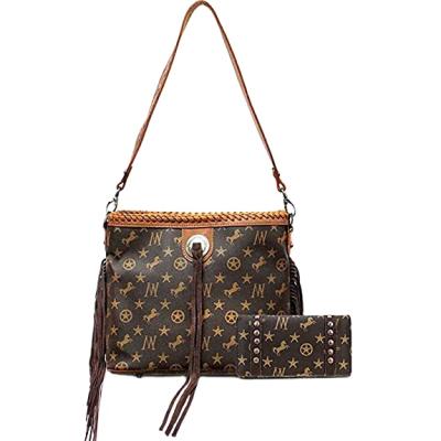 China Luxury Fashion Vegan Hobo Bag Handbag-Monogram Leather Hobo Bag For Women for sale