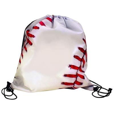 China Custom OEM Anti-theft Drawstring Bag Baseball Bags Backpack Bag For Your Gym Class And Sports Teams for sale