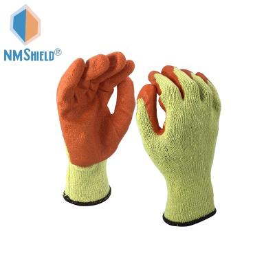 China NMSHIELD 10 Gauge Polycotton Anti-Slip Economy Style Working Gloves for sale