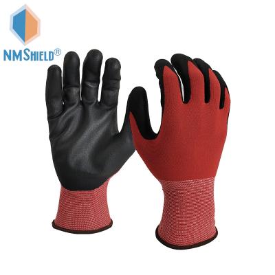 China Protection NMSHIELD MAX TOUCH SCREEN GLOVES Foam Nitrile Flex Cut Gloves for sale