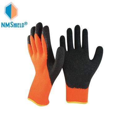 China NMSHIELD Warm Latex Palm Ply Liner 7 Gauge Acrylic Winter Use Gloves for sale