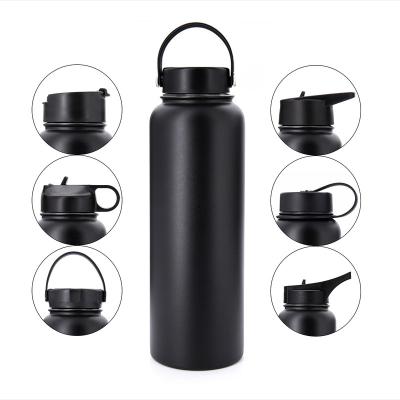 China Sustainable Stainless Steel Double Wall Vacuum Insulate Thermos Flask Sport Water Bottle for sale