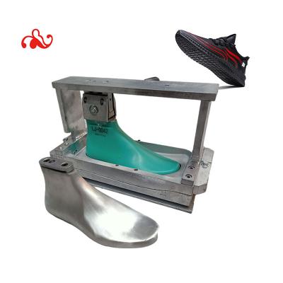 China Aluminum Stamping Die Makers Dip Sole Sports Shoes PU Injection Molding Shoes Mold Work On Italy Machine for sale