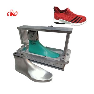 China Aluminum Professional Foam CNC Process Mold For Shoes Making Mold PU Precision Unique Shoes Injection Pouring Molds for sale