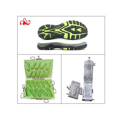 China Custom Good Quality Durable Slipper Sandal High Elasticity Factory Price Wholesale Custom Eva Tpr Injection Foaming Molding Outsole Mold for sale