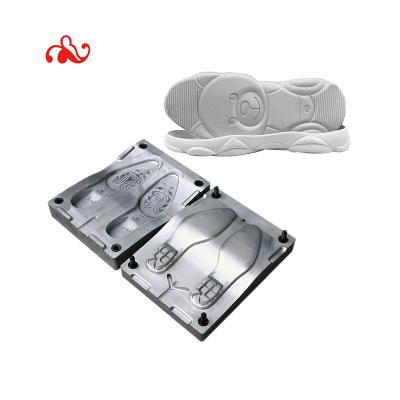 China Mold For Shoes Factory Direct Selling Sole Shock Absorption Business Shoes Sole Outsole Aluminum Die Mold Peak Rubber Shoe Mold for sale