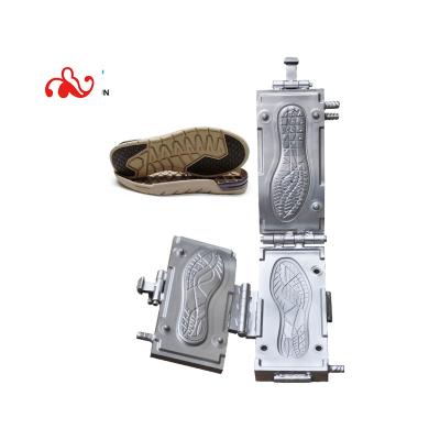 China TPR Mold Sole Vertical Static Shoe TPR Mold New Design Injection Outsole Suela Outdoor CNC Porcess Casting Mold for sale