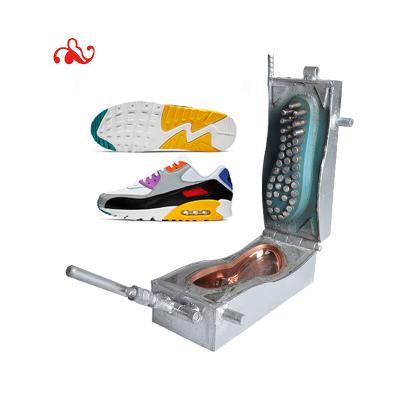 China Copper Professional Causal Running Shoes Molds Sole PU Mold Tpr Iron Injection Die Cheap Price Sports Mold Factory for sale