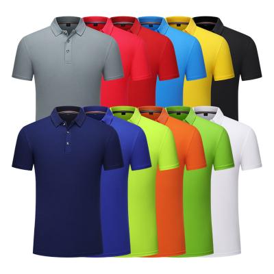 China QUICK DRY Summer Lapel Workwear Breathable Quick Dry Custom Pattern Blank Multi Color Polo Shirts Uniform for sale