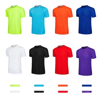 China The Multicolor Crewneck Shorts Anti-pilling Trend Stretch Fit Sheath Logo Football Unisex Running Tshirt Customizable for sale