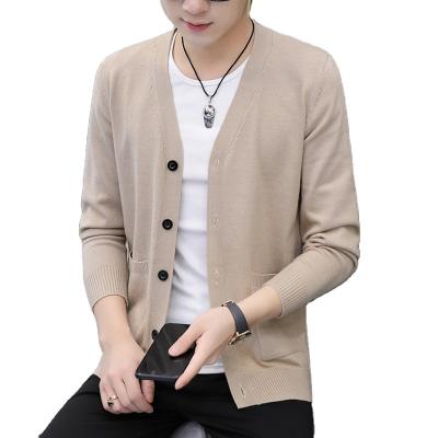 China 2021 Falls Anti-Wrinkle Cardigan Sweater For Men's Cardigan Sweater Coat for sale