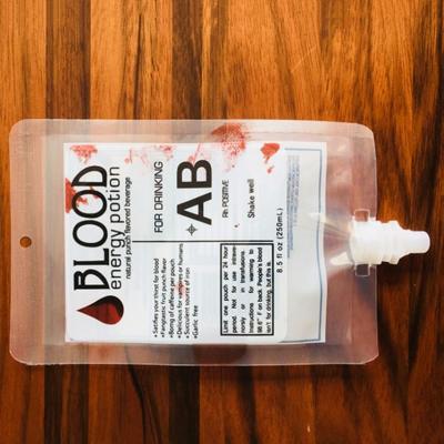 China Recyclable Empty Blood Bag For Candy Blood Bag Liquid for sale