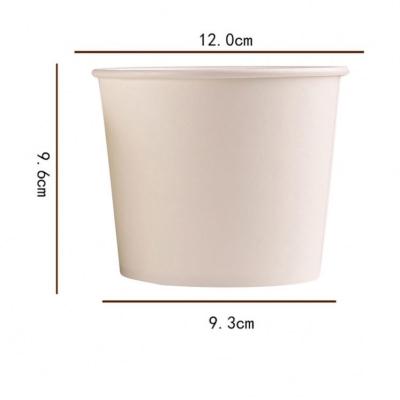 China Single Wall Wholesale Cheap Price Disposable Noodle Bowl Ramen Paper Bowl for sale