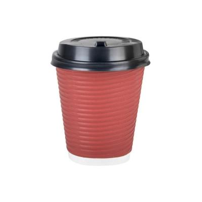 China Double / Gold Ripple Supplier 4Oz, 6.5Oz, 8Oz, 10Oz, 12Oz, 16Oz, Single / 20Oz Paper Coffee Cup for sale