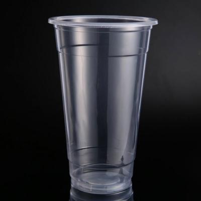 China Drink Made in China Top Quality Pet Disposable Plastic Clear Smoothie Cup for sale