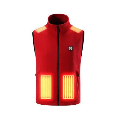 China 2023 Anti-Wrinkle Men Women USB Heating Fleece Vest Vest Stripper Heating Smart Trending Battery Heated Vest Vest For Winter for sale