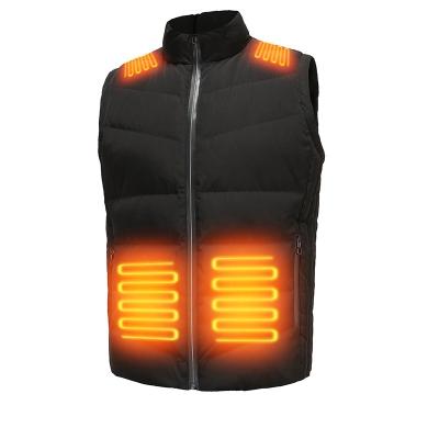 China 2023 Anti-wrinkle Fashion Winter Softshell USB Stripper Heated Vest Unisex Far Infrared Thermal Heating Sleeveless Vest Jacket for sale