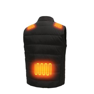 China Hot Selling Cotton Anti-wrinkle Winter Stripper Men's USB Electric Heating Smart Battery Heated Vest Sleeveless Vest Jacket zu verkaufen