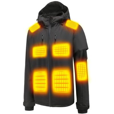 China Meinuanshu QUICK DRY In Heating Shirt Running Waterproof High Visibility OEM Winter USB Windproof Battery Heated Jacket For Women for sale