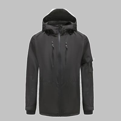 Chine Meinuanshu 5V USB Battery Powered Wholesale Anorak Jacket Winter Hardshell Heated Waterproof Men's Plain Heated Jacket à vendre