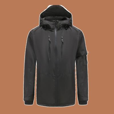 Κίνα Meinuanshu 3-Speed ​​Temperature Control USB 5V Waterproof Outdoor Windproof Washable Winter Heated Men's Jacket Battery Warm Heating Shirt προς πώληση