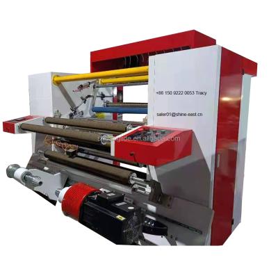 China High speed plant rewinder slitting machine for nonwoven paper film making plant for sale