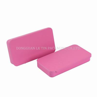 China Airtight Compact And Child Resistant Portable Hinge Way Food Grade 100X55x15mm Tin Packaging Tin Packaging for sale