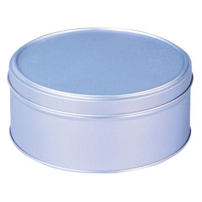 China Hot Selling Reused Tin Metal Type Round Candle Tin Box With Lid for sale