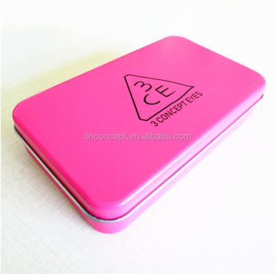 China Wholesale Recyclable Empty Customized Simple Rectangle Metal Tin Box For Candy/Mint/Pill/Tablet Packaging for sale